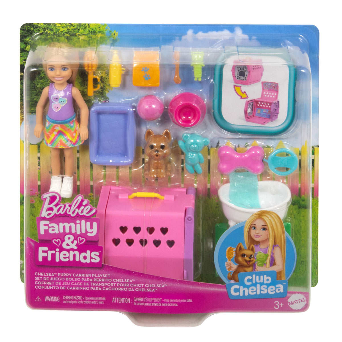 Barbie Conjunto de Brinquedo Chelsea Festa de Cachorrinhos