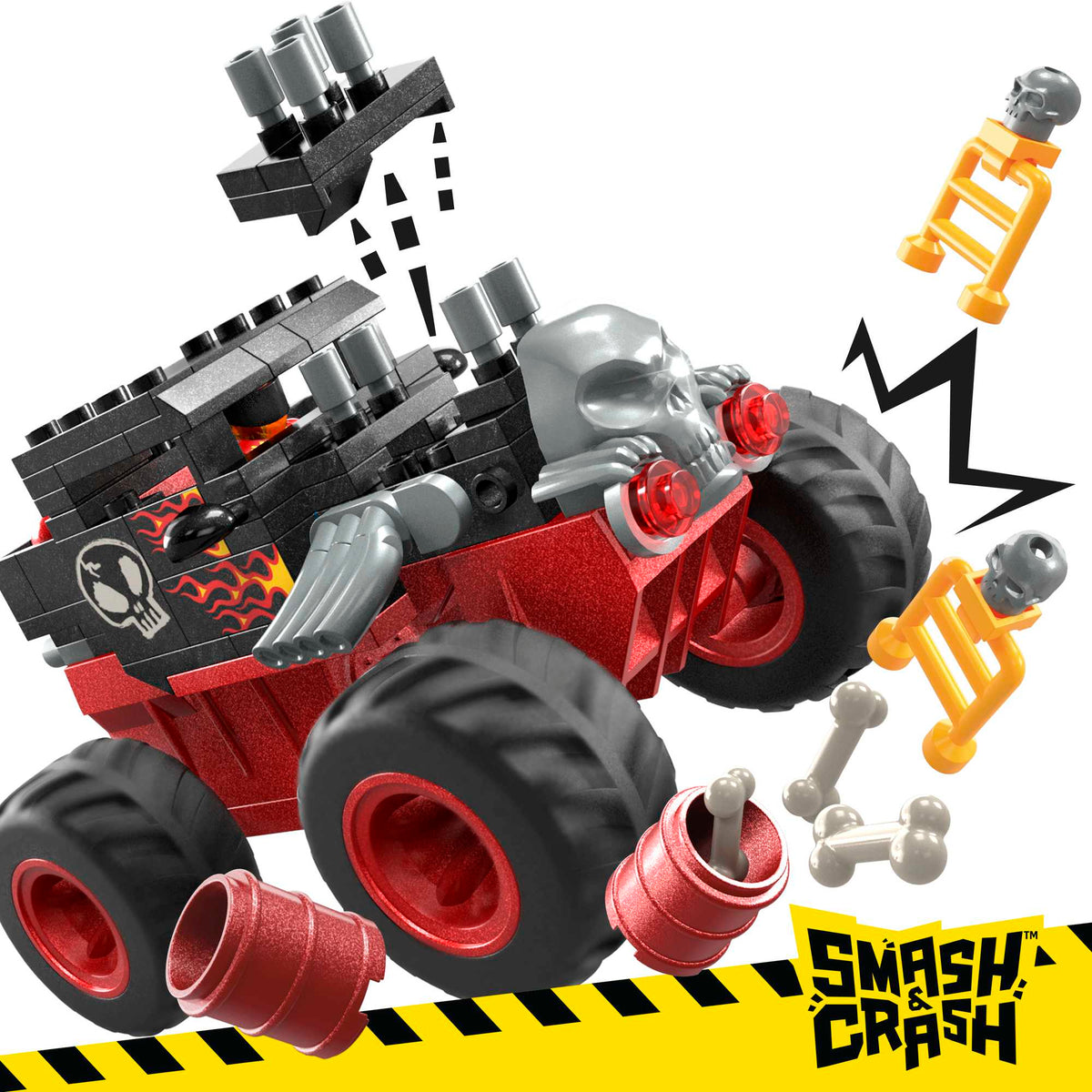 Mega™ Hot Wheels® Smash & Crash Parcours Bone Shaker™